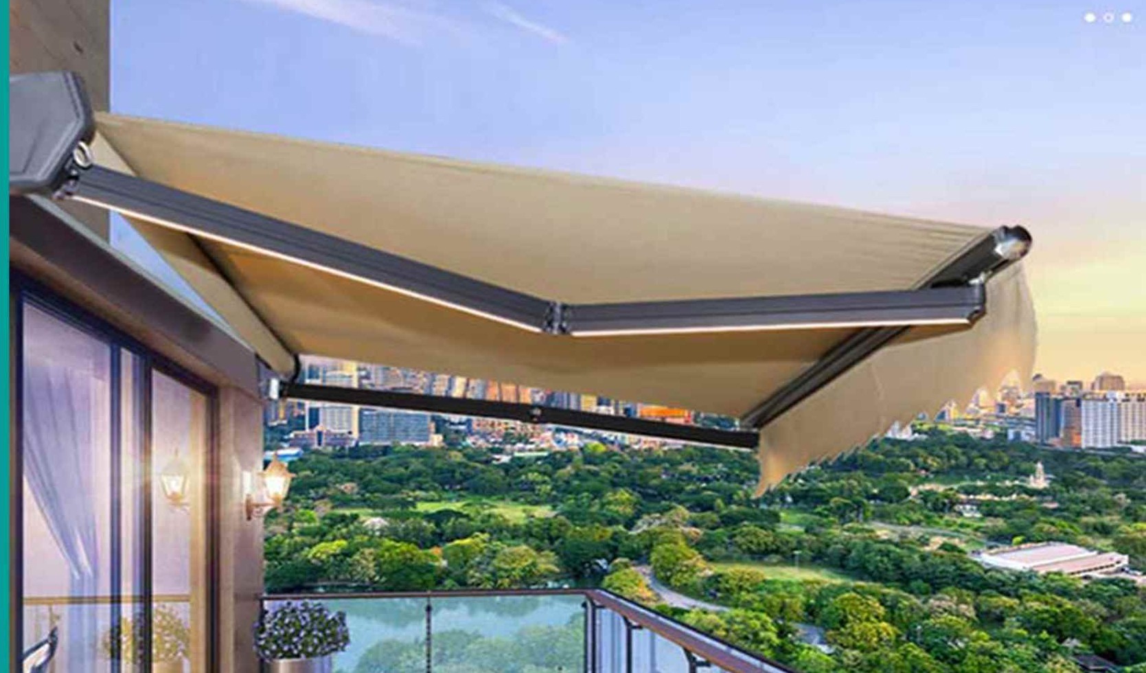 Motorized Awnings with LED Lights product category